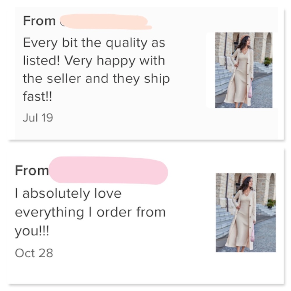 2 Piece Set: Knit Midi Pencil Dress and Long Cardigan Button Through - Picture 11 of 12